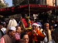 Paduka Palakhi on Christmas morning. Dindi procession starting at the Gurukul Niwas (on Nanamaharaj Taranekar Marg)